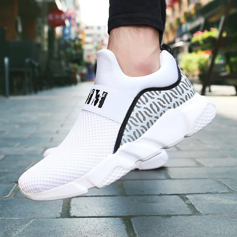 

Foreign Trade Summer New Style Men Running Shoes Lightweight Breathable Mesh Shoes Men's Athletic Shoes Sneakers Students Versat