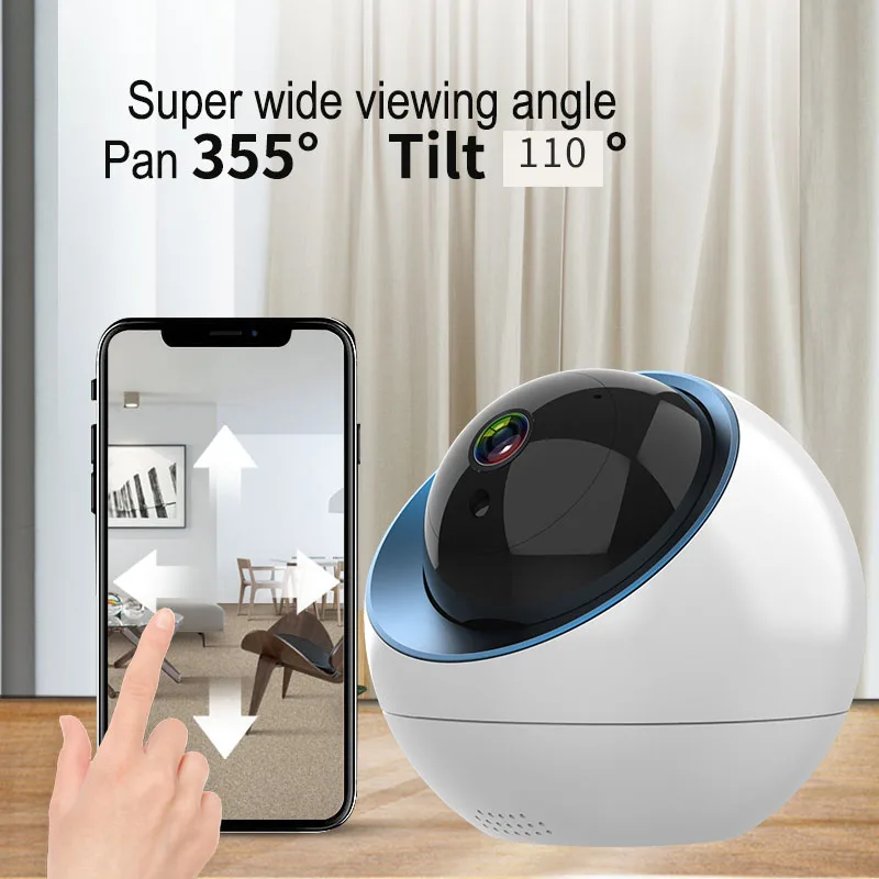 Беспроводная IP камера HD 1080P с ии умное Автоматическое отслеживание