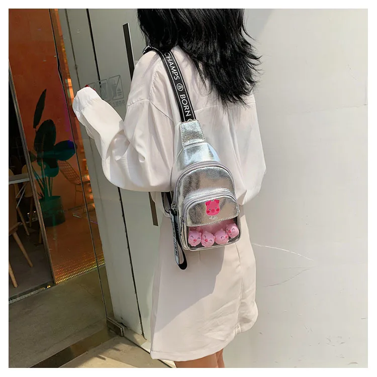 JIULIN новая Корейская версия Baitahara Harajuku девушка Наклонный мешок ins японский милый бюстгальтер