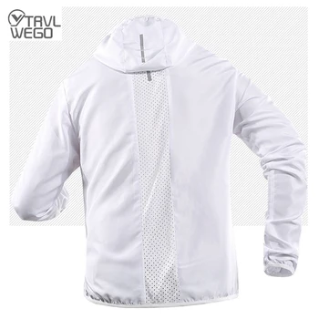 

TRVLWEGO Outdoors Men Women Thin Windproof Hiking Fishing Jackets Spring Summer Mountaineering UV-Proof Multi-function Jacket