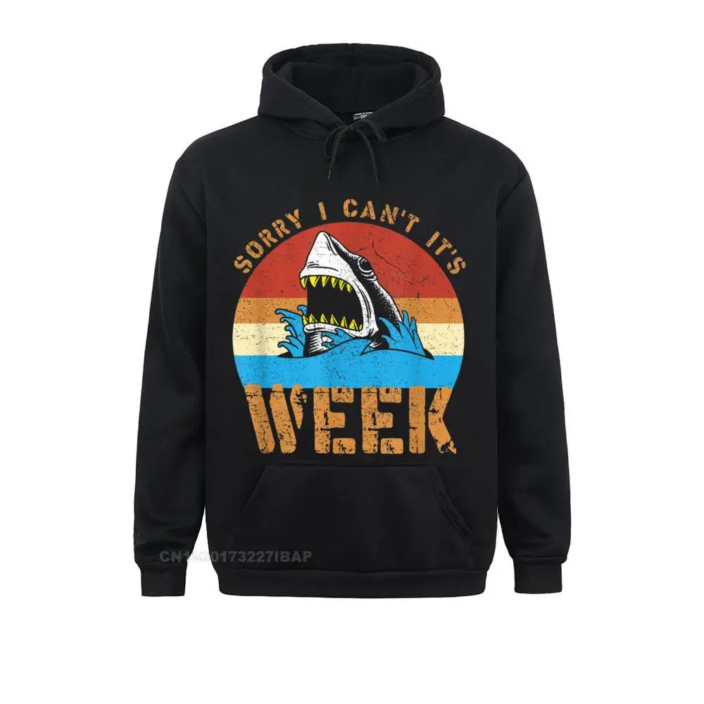 

Sorry I Can't It's Week Funny Shark Gifts Men Women Men Long Sleeve Sweatshirts Printed Hoodies Fashionable Personalized Clothes