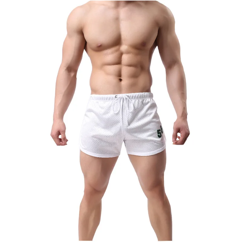 Mens Casual Sports Short Pants Fast drying Beach Trousers Breathable Males Lace up Summer Shorts Home 4