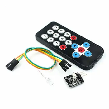

Infrared wireless remote control kit black