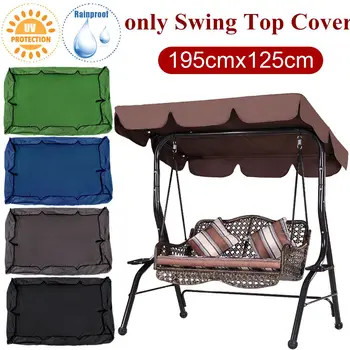 

2-3Seater Swing Cover Garden Cover Waterproof Resistant Chair Polyester Shade DustOutdoor Courtyard Hammock Tent Swing Top Cover
