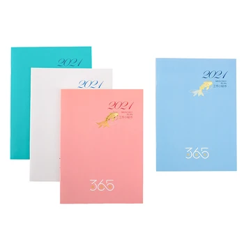 

A4 Notebooks and Journals Agendas 2021 Planner Organizer Creative Plan Note Book Weekly Monthly Schedule Writting Notepad Custom