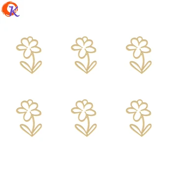 

Cordial Design 100Pcs 14*21MM Jewelry Accessories/Hand Made/Earrings Connectors/Flower Shape/DIY Making/Earring Findings/Charms