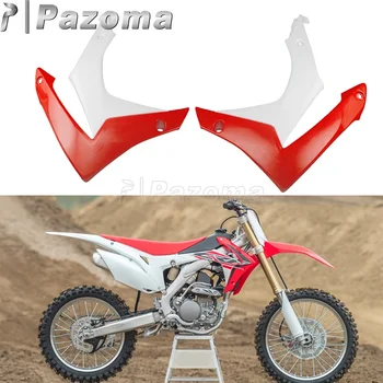 

Motorcycle Front Side Fairing Cowl Fairing Cover Enduro Plastic Radiator Shrouds For Honda CRF250R 2014-2017 CRF450R 2013-2016