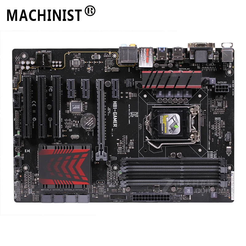 

For ASUS H81-GAMER Desktop motherboard Intel H81 LGA 1150 ATX DDR3 16GB SATA3.0 USB3.0 100% fully Tested Free shipping