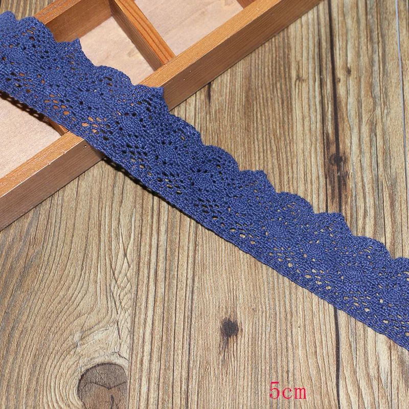 5CM 2yard 2 ярда мульти размер розовый вышивка кружева отделка ленты DIY одежды головной убор Свадебная Упаковка ткань материалы - Цвет: 5CM 2yard