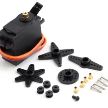 Nuevo 360 engranaje de Metal de alto Torque RC Servo Motor conjunto para barco helicóptero coche Kit