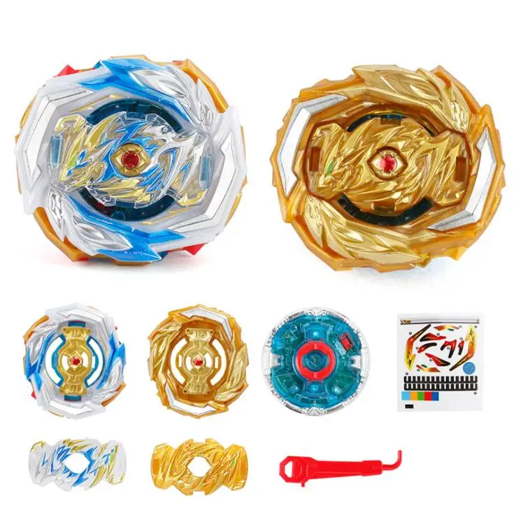 

for beyblade burst frame LED Light Metal Fusion Electric 2 Top Cover Gyroscope Toys B154 with Two-way Launcher Toys for Children