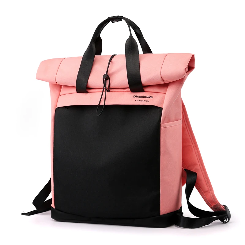 Fashion Backpack Rucksack Teenager-Shoulder-Bag Large-Capacity Nylon Women 