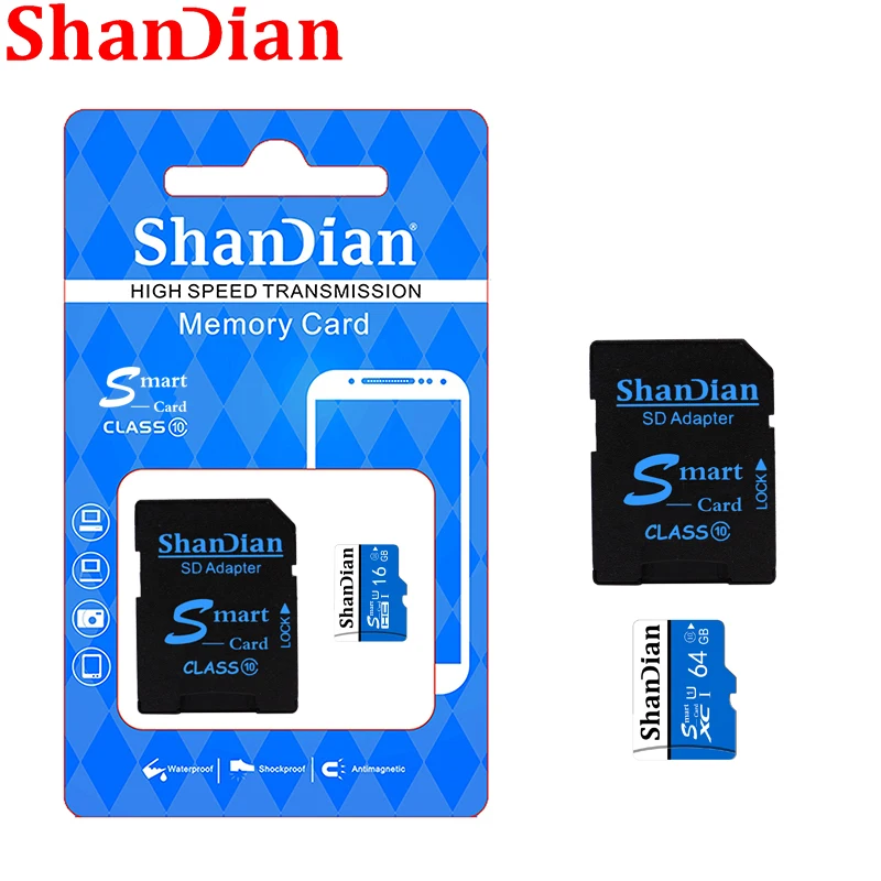 Micro SD карта памяти класс 10 32 ГБ 64 16 8 4 Гб|Карты памяти| |