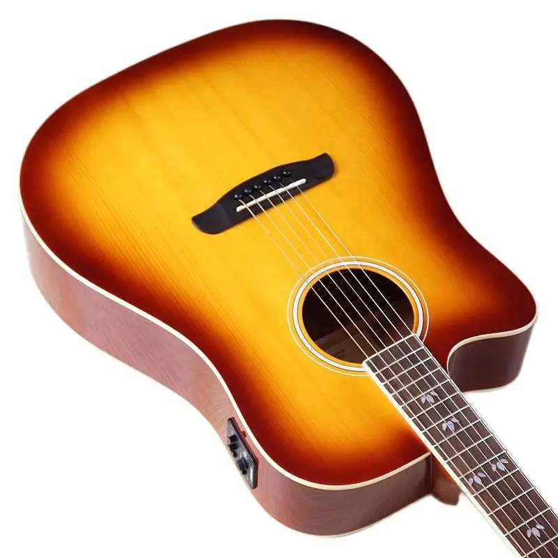 Акустическая гитара Sunburst 41 дюйм 6 струн с блестящей отделкой | Спорт и развлечения