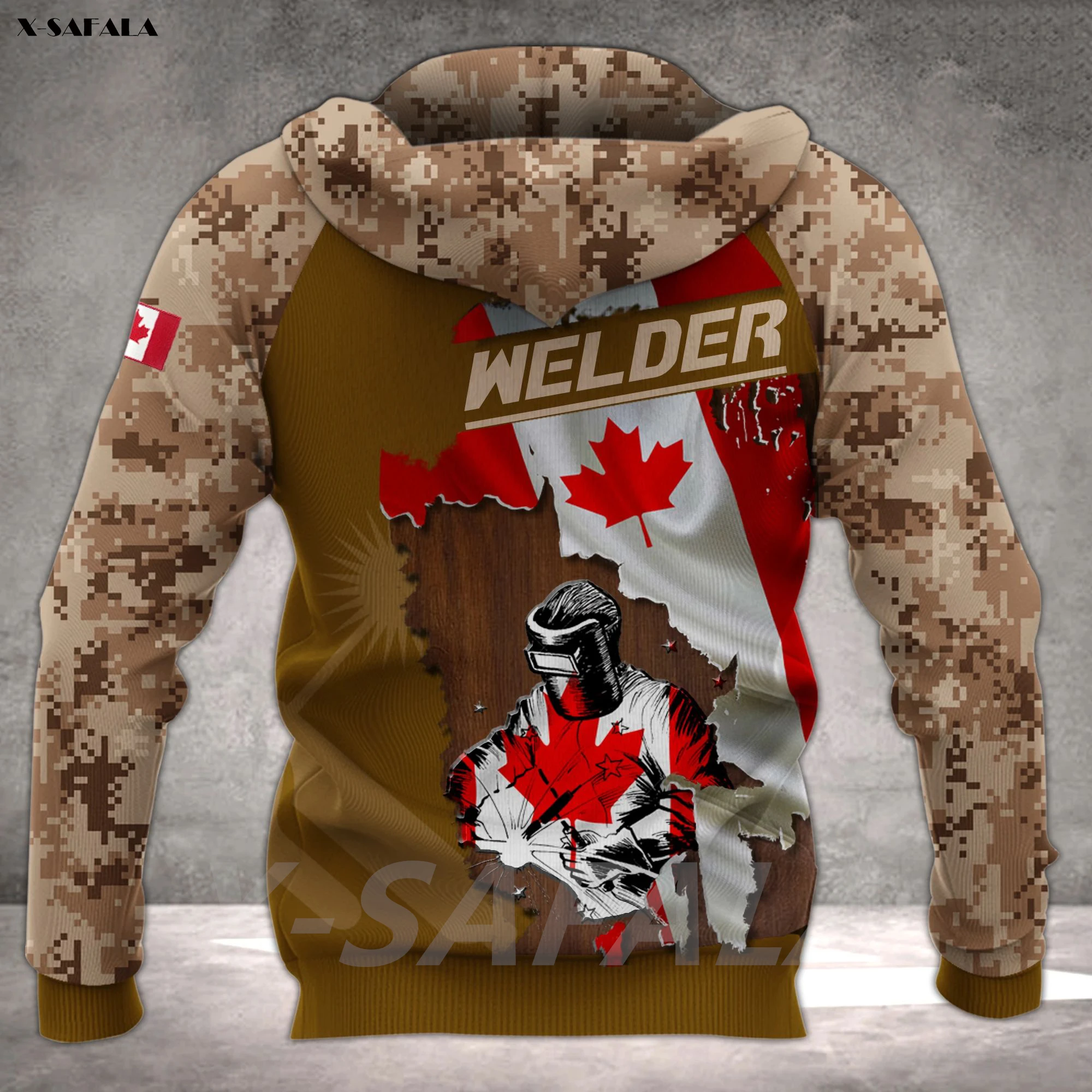 Sudadera con capucha para hombre y mujer, con estampado 3D de WELDER Pun Jobs Collection