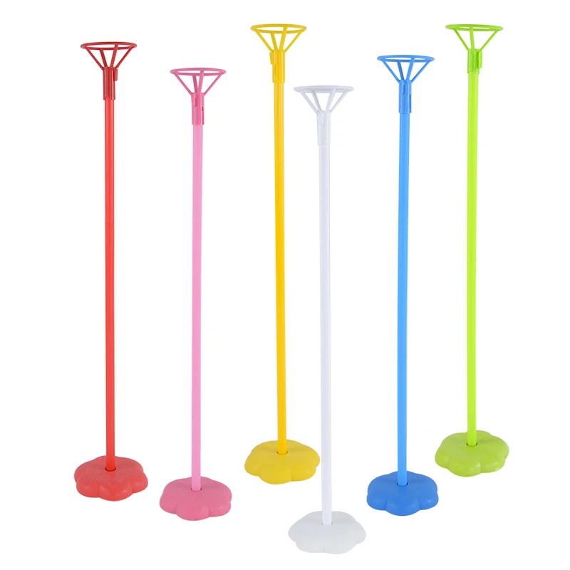 6pcs Balloon Stand Base Balloon Holder Column Support for Adult Kids Birthday Party Wedding Table Decoration Baby Shower Favors