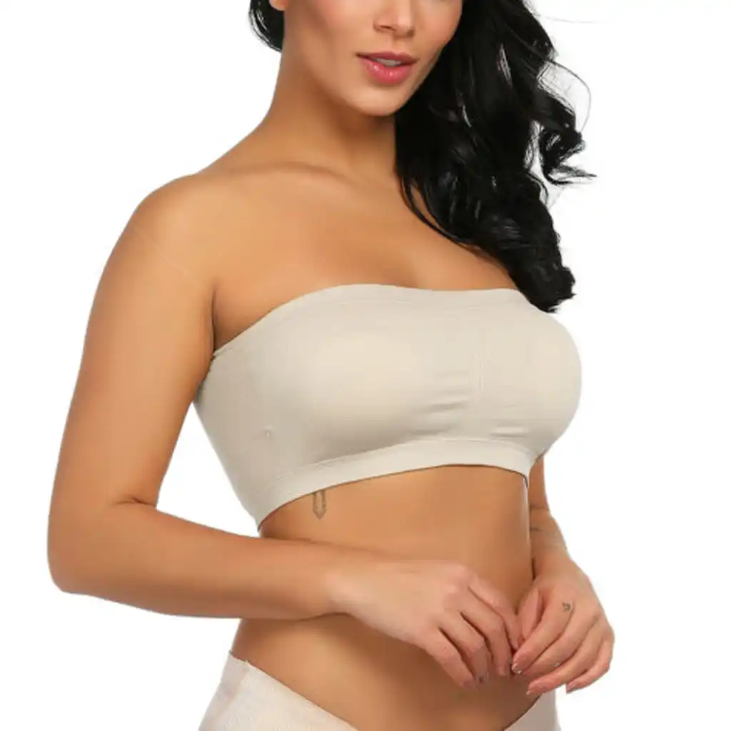 plus size strapless tops