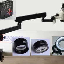 FYSCOPE 38MP 50SPF HDMI камера 3.5X-90X Артикуляционная рука зум стерео микроскоп+ 144LED