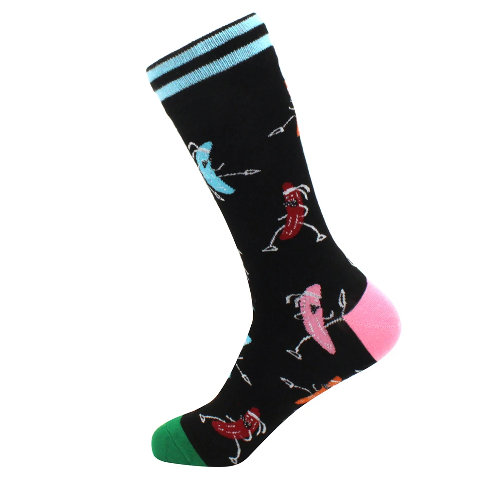 Trendy Cartoon Cotton Socks - Unique & Playful Designs