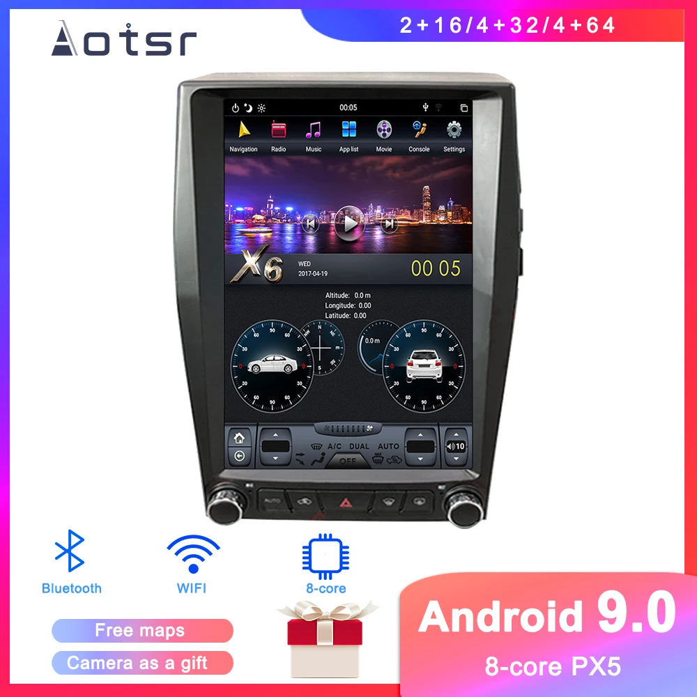 Tesla styel Android 9 автомобильный dvd-плеер gps навигация для Ford Edge- Авто радио мультимедиа палер головное устройство магнитофон
