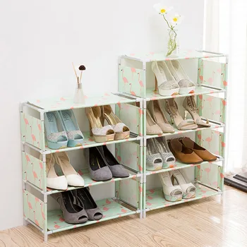 

2/3/4Layer Home Shoe Storage Rack Stainless Steel Shoe Storage Rack Shoe Storage Display Shelf Shoe Rack Cabinet Furniture