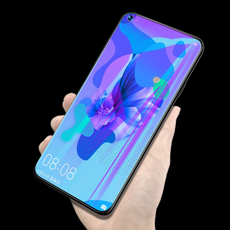 Закаленное стекло для Huawei Y5 Y6 Y7 Y8 Y9 Pro 2019 полное покрытие Защитная пленка экрана