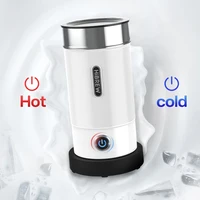 HiBREW Electric Milk Frother Frothing Foamer Chocolate Mixer Cold/Hot Latte Cappuccino fully automatic Milk Warmer Cool M1A 2