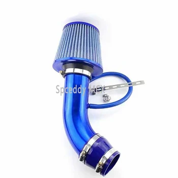 

Universal Car Cold Air Intake Kit 76 MM/3 Inch Modified Aluminum Tube Kit Mushroom Head Hose System Air Filter Kit MC20S19