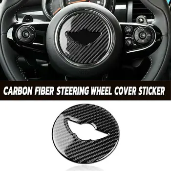 

Durable And Practical Carbon Fiber Steering Wheel Sticker Cover Trim For Mini Cooper R55 R56 F54 F60
