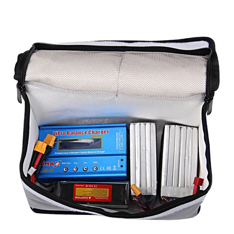 26 x18 Flame Retardant Materials LiPo Battery Charging Protection Explosion proof Safe Guard Bag 4