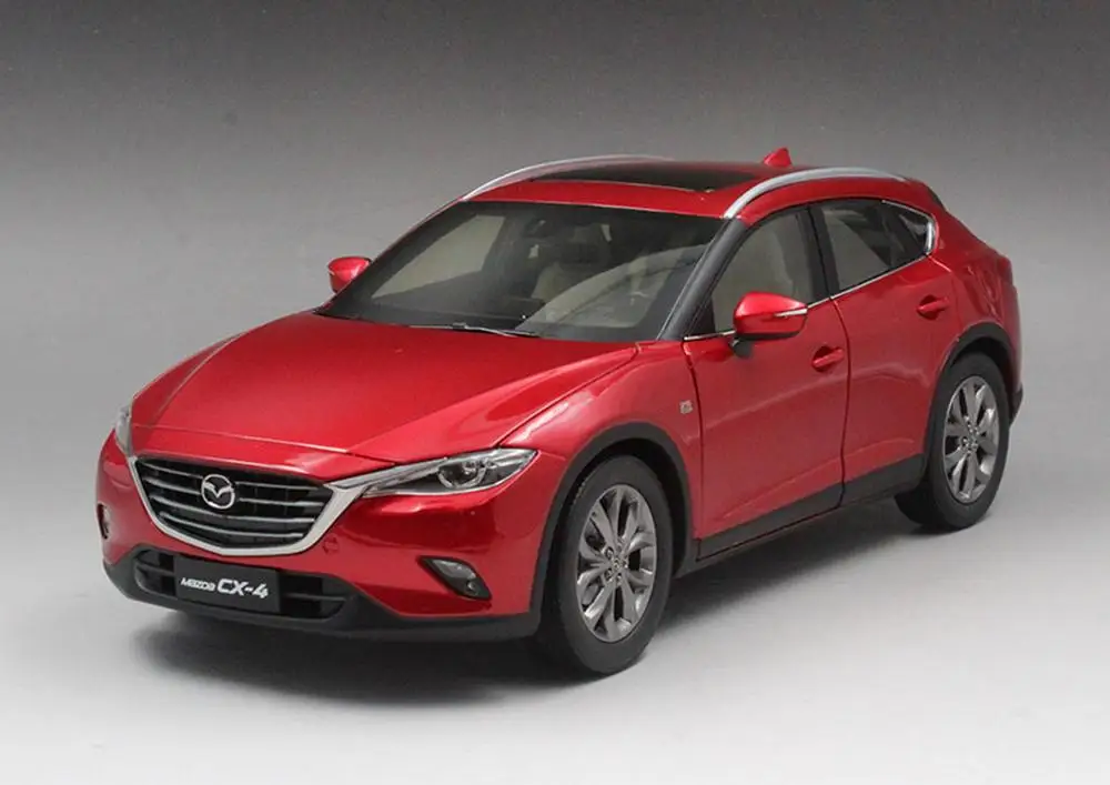 

1/18 Scale Mazda CX-4 SUV Red Diecast Car Model Toy Collection Gift NIB