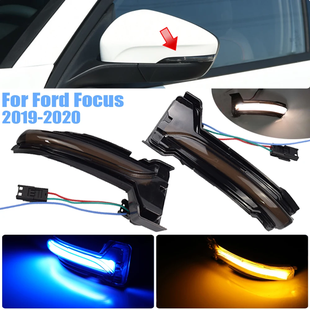

Dynamic Turn Signal Light LED Side Rearview Mirror Sequential Indicator Blinker Lamp For Ford Focus Mk4 Ab Bj 2019-2020