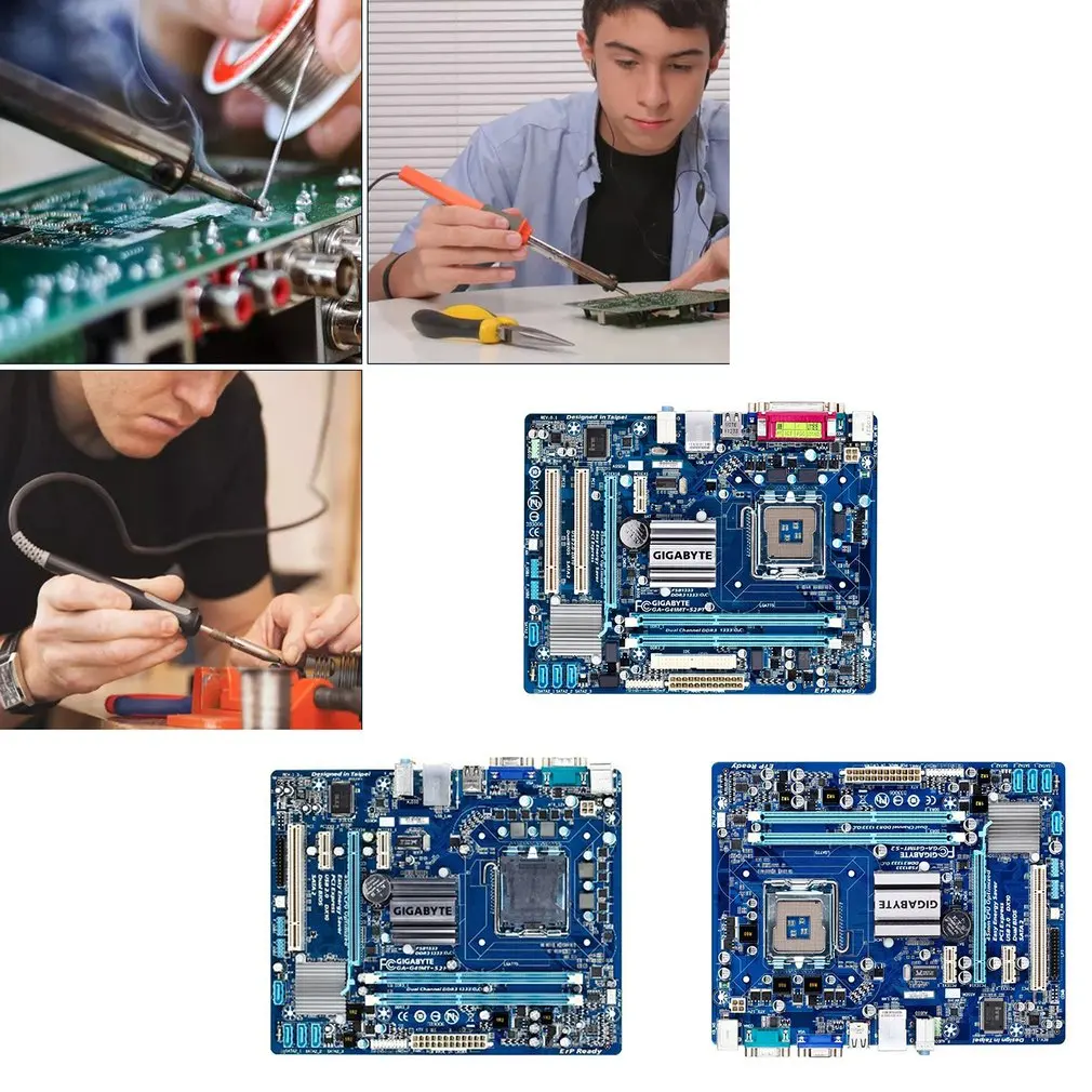 P5G41T-M/GA-H61M-DS2 DDR3 Computer Motherboard Dual Channel For Desktop ATX SATA III Interface DDR3 LGA 1155 AGP 8X