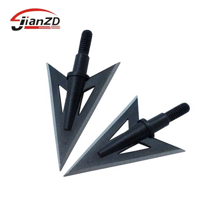 Details about / 6//12Pcs Pink Fixed Blade Broadhead Hunting Bow 100 Grain Strong Sharp Arrowheads