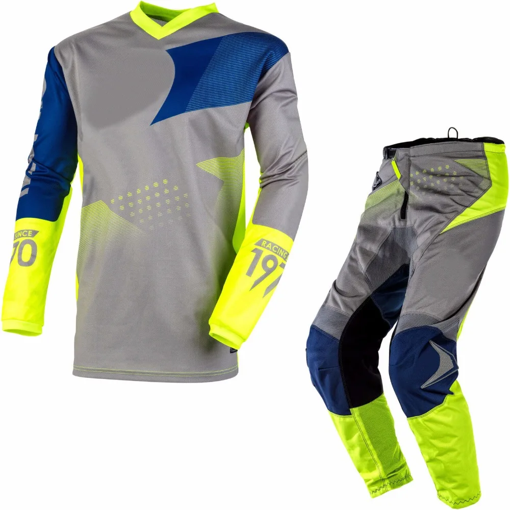 

NEW 2020 MX Racing Element Factor Neon motocross MX dirt bike gear Jersey Pants combo set