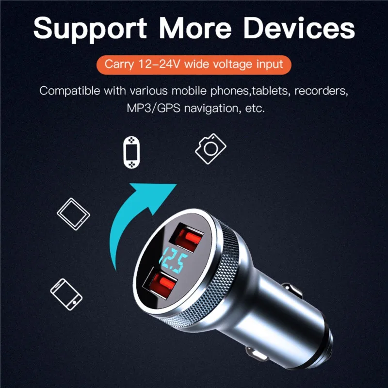 double car charger USB Car Charger For iphone 12 11 36W Quick Charge 3.0 Fast Charging Charger For Xiaomi Type C QC PD 3.0 Mobile Phone Charger best usb car charger