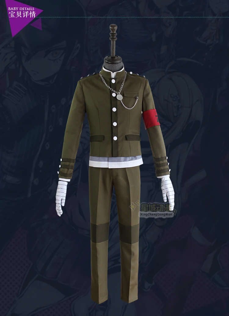 Аниме Dangan Ronpa Danganronpa V3 Korekiyo Shinguji наряд Униформа костюм рубашка+ пальто+ брюки+ перчатки+ шляпа парик косплей костюм