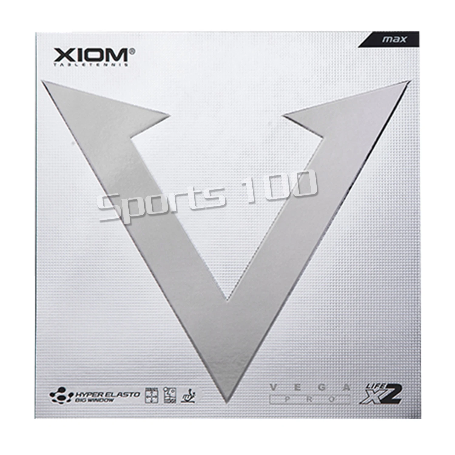 XIOM VEGA PRO(не липкая Резина, петля) резиновая губка для настольного тенниса для пинг-понга