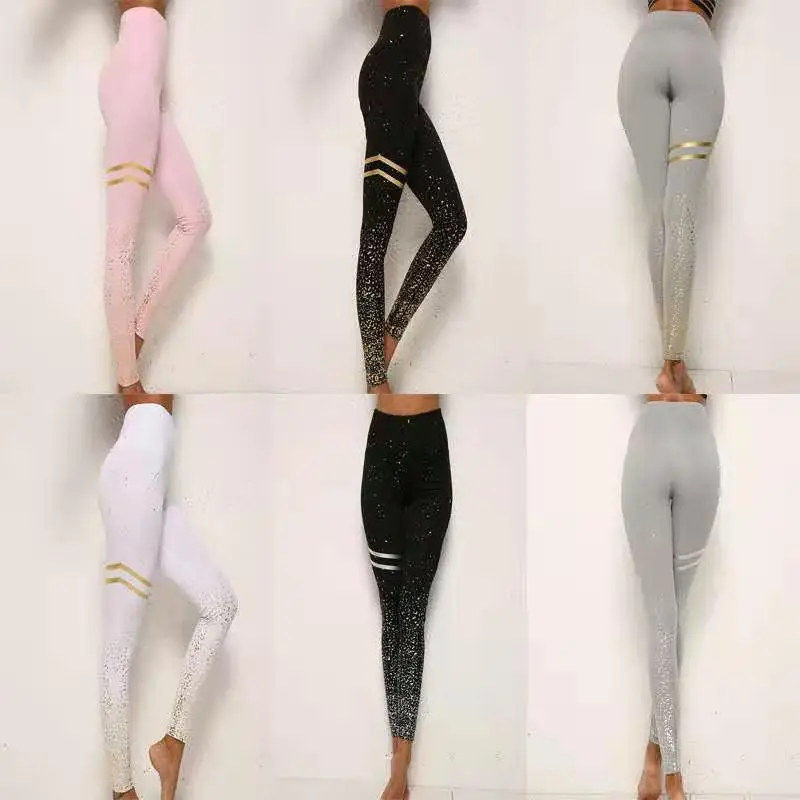 

Fitness Yoga Pants High Elastic Pants High Waist Hip Lift Sports Yoga Fast Dry New Peach Hip Running Pants