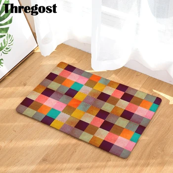 

Geometric Modern Doormat Non-silp Kitchen Floor Mat Bath Mats Coffee Table Absorbent Rug Living Room Carpet Child Baby Rugs