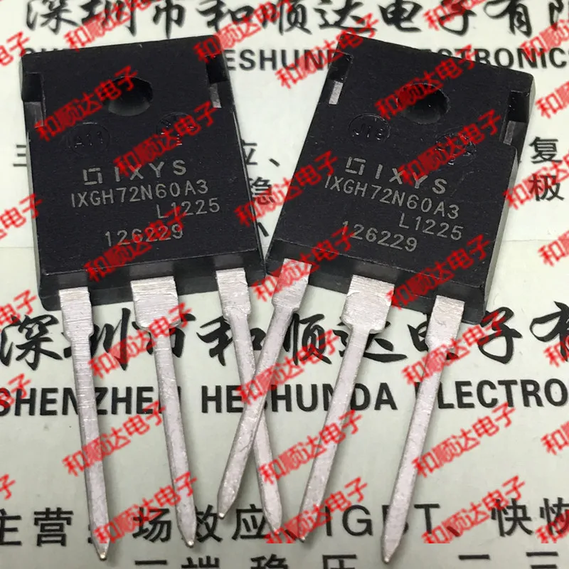 5 шт./лот IXGH72N60A3-247 600V 75A