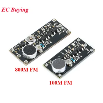 

FM Transmitter Wireless Microphone Surveillance Frequency Board Module For Arduino Adjustable Capacitor DC 100M 800M 85-115MHz