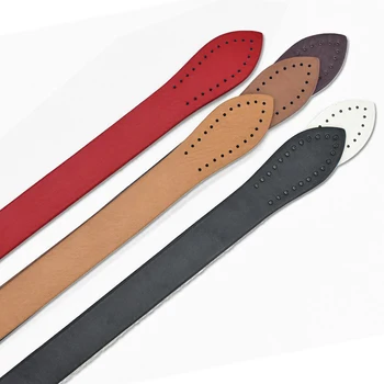 

60cm Hand Sewing Bags Belts Simple Leaves Bar Leather Handle PU Handbag Shoulder Bag Belt Bale Handle DIY Accessories Bag Straps