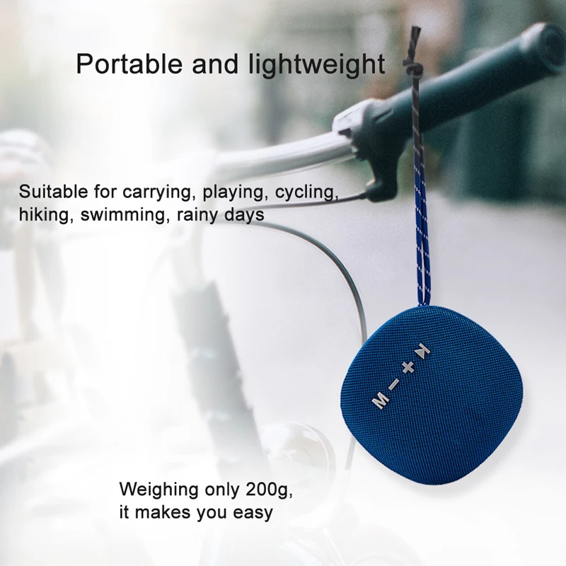 Outdoor Portable Bluetooth Speaker Mini USB Wireless Waterproof Sound System Stereo Sound Bass Surging Support TF Card