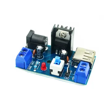 

DC-DC 7-15V to 5V Power Supply Module 9V to 5V 12V to 5V with Heat Sink Switch Board