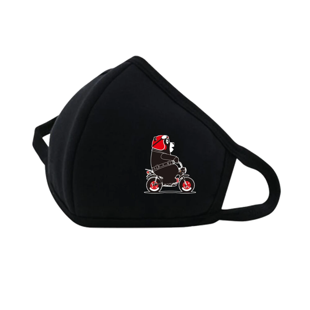

Cut cartoon Kumamon masks Mouth Face Mask Dustproof Breathable Protective Cover Masks Respiratory Reusable Care mask
