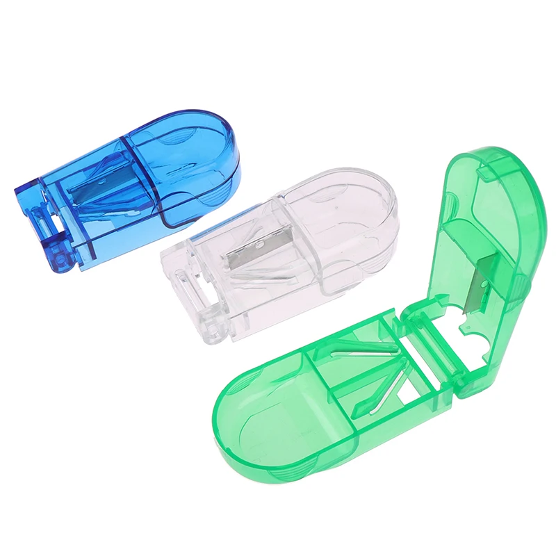 Pill Cutter Medicine Box Pill Cutting Splitter Drugs Tablet Cutter Divider Storage Case Pill Box Pill Cases & Splitter Travel