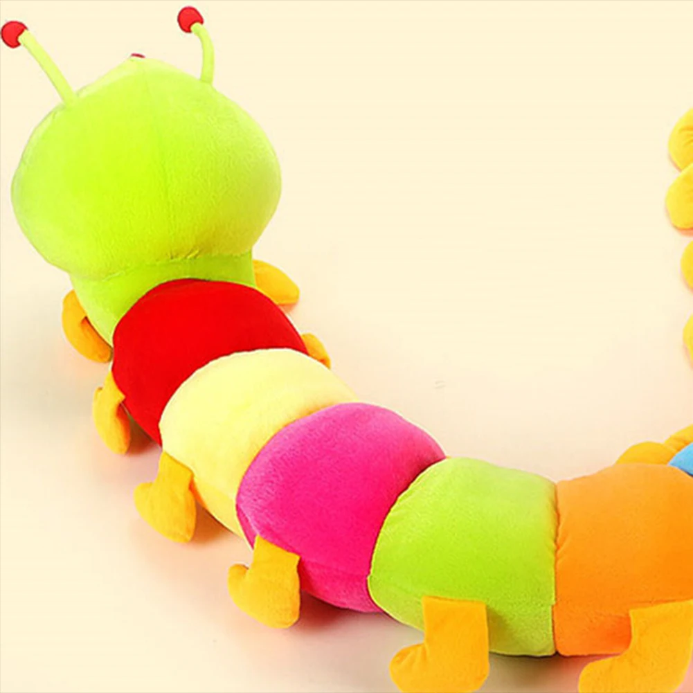 Многоцветный мягкий хлопок Inchworm игрушечная гусеница детская кукла подарок на день рождения Новинка