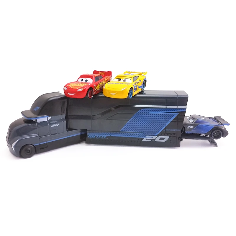 Disney Pixar Cars 3 Jackson Storm& Hauler& McQueen& Cruz Ramirez 1:55 литая под давлением игрушечная машина из сплава модель Свободный подарок