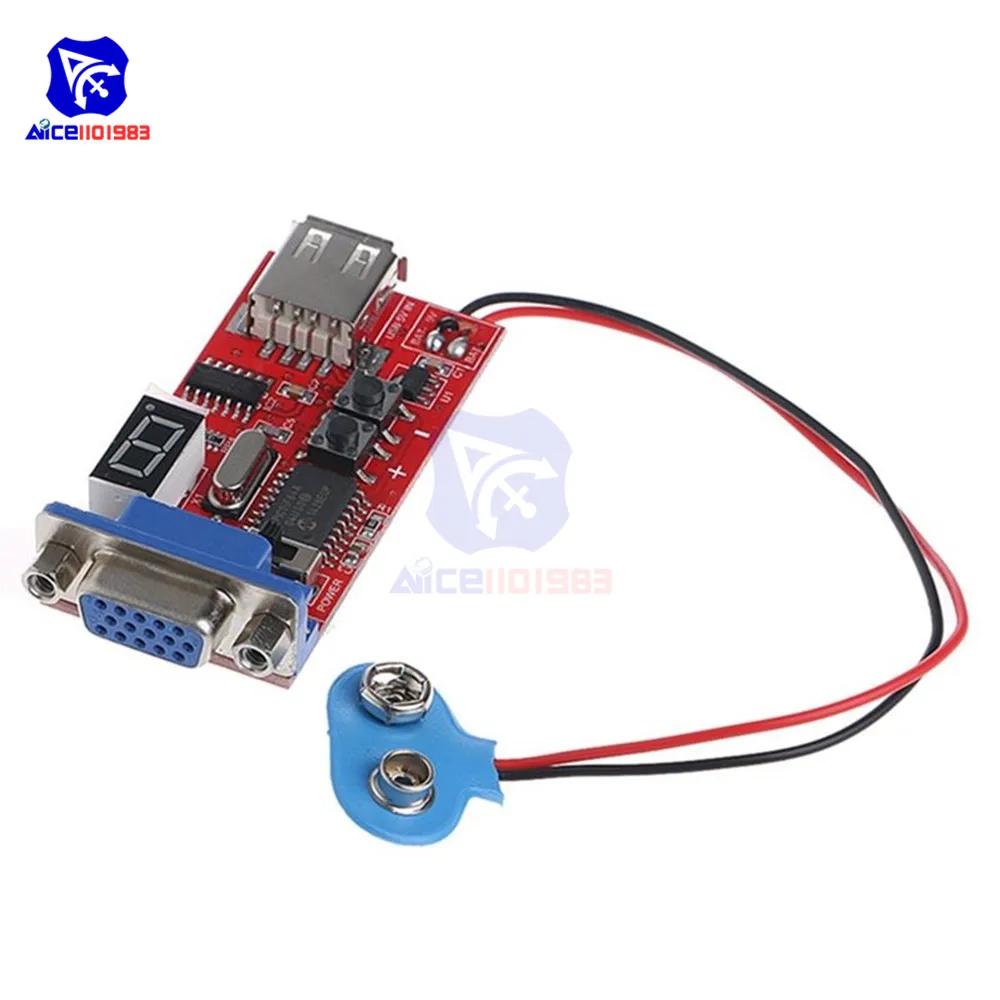Тестер сигнала VGA diymore 15 сигналов на выходе|uk usb|usb b |